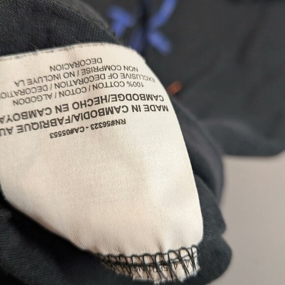 Air Jordan It's The Shoes Black Blue And Orange Jordan 5  SIZE Large - Picture 5 of 6